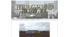 Desktop Screenshot of bergerfloorcoverings.com